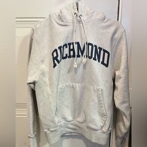 Champion Reverse Weave Richmond Hoodie Gray Small